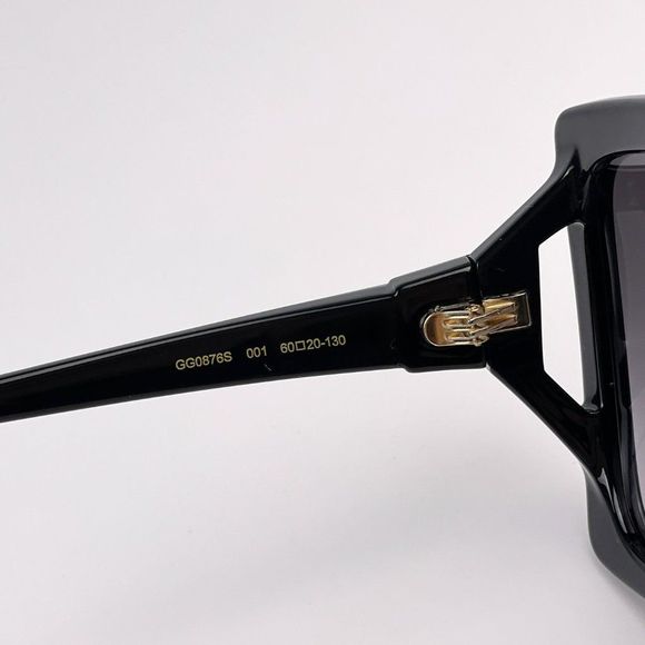 Gucci GG0876S 001 Sunglasses  Black Gray Gradient Oversized Women - Picture 8 of 10